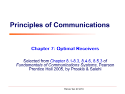 Optimal Receivers