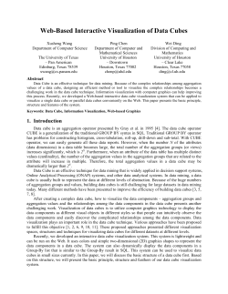 Web-Based Interactive Visualization of Data Cubes