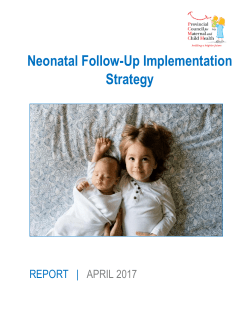 Neonatal Follow-Up Implementation Strategy
