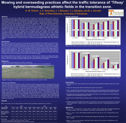 Overseeding Study Poster