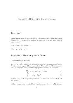 Exercises CH924: Non