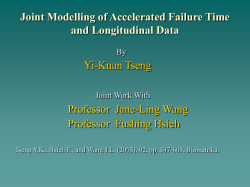 Joint Model of Longitudinal and Event time data