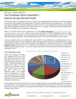 Your Employee Value Proposition