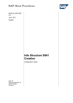 Info Structure S941 Creation
