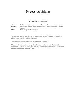 Next to Him sample - New Play Exchange