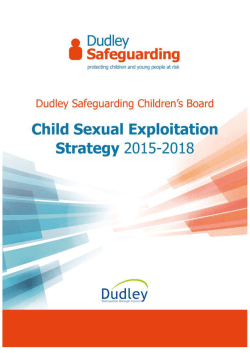 Child Sexual Exploitation Strategy 2015 - 2018