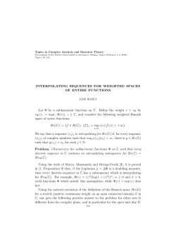 INTERPOLATING SEQUENCES FOR WEIGHTED SPACES