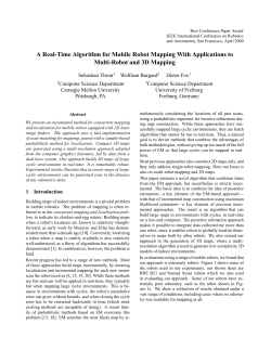 A Real-Time Algorithm for Mobile Robot Mapping