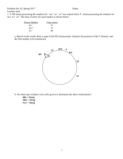 Problem Set 10
