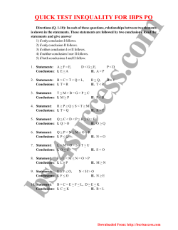 quick test inequality for ibps po