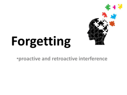 Forgetting - WordPress.com