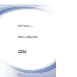 IBM Tivoli Workload Scheduler: Planning and Installation