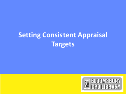 Setting Targets