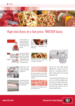 High-end dices at a low price: TWISTER basic
