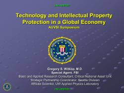 Economic Espionage and the Private Sector