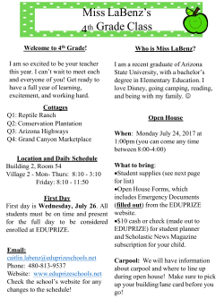 Miss LaBenz`s 4th Grade Class