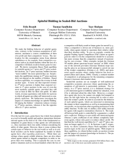 Spiteful Bidding in Sealed-Bid Auctions