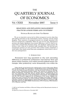 quarterly journal of economics