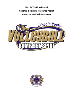 Coaches Resource Packet - YMCA of Metropolitan Chattanooga