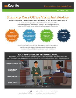 Primary Care Office Visit: Antibiotics