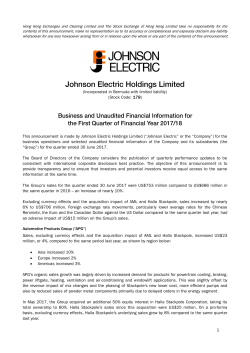 Hong Kong Exchanges and Clearing Limited and The