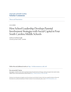 How School Leadership Develops Parental Involvement Strategies