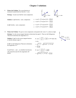 Chapter 3 solutions