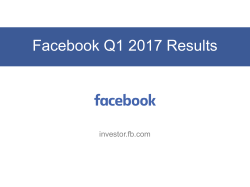 Q1 2017 Results