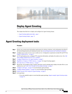 Deploy Agent Greeting