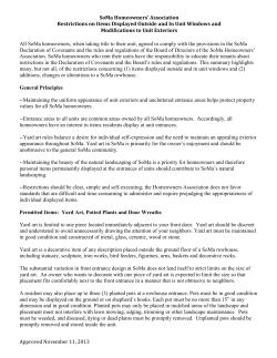 Final ACC Rules - PJ Morgan Real Estate