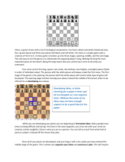 Chess, a game of war with a lot of strategical components. You have