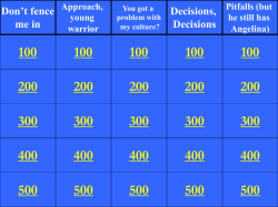 jeopardy