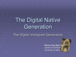 The Generation - University of Idaho