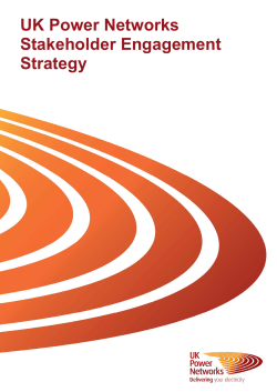 UK Power Networks Stakeholder Engagement Strategy