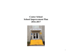 School Improvement Plan - Abington Public Schools