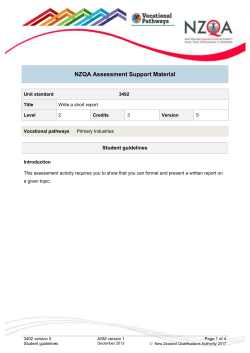 3492 Student guidelines