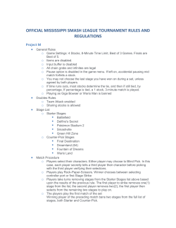 Smash for Wii U (Singles and Doubles)