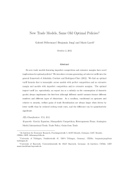 New Trade Models, Same Old Optimal Policies?