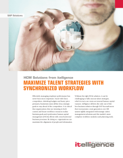 maximize talent strategies with synchronized workflow