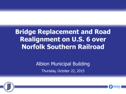 Bridge Replacement and Road Realignment on US 6 over