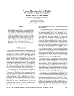 A Linear Time Algorithm for Finding All Maximal
