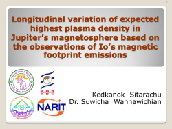 Longitudinal variation of expected highest plasma density in