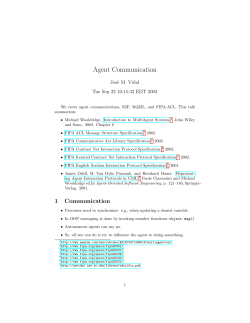Agent Communication