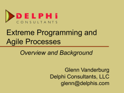 Extreme Programming and Agile Processes