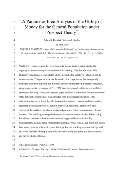 A Midpoint Technique for Easily Measuring Prospect Theory`s