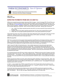 expected payments from arc-co and plc