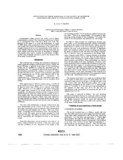 Application of error modeling at the output of maximum likelihood