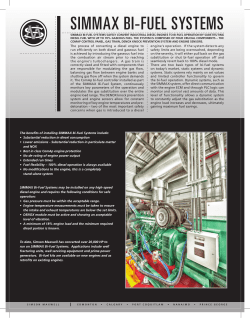 simmax bi-fuel systems