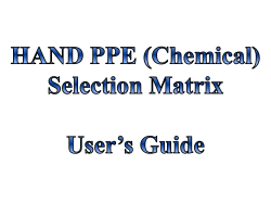 hand protection selection matrix