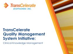 CKM Detailed Overview